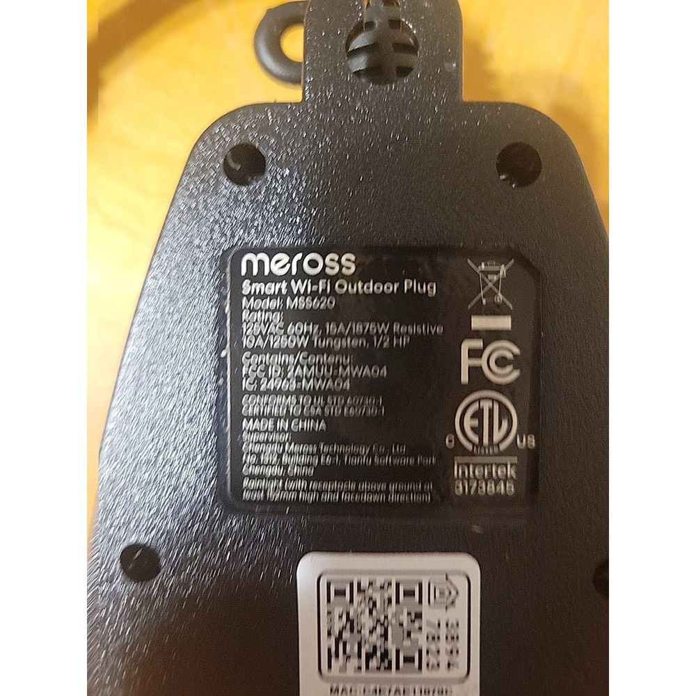 Meross‎ Smart WiFi Outdoor Plug MSS620